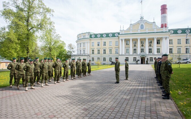 Send-off of Estonian company deployed to Lebanon as part of UNIFIL peacekeeping mission.