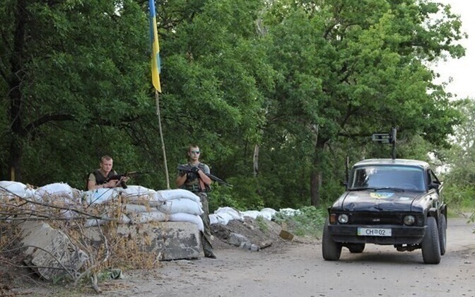 Eastern Ukraine, close to the front line