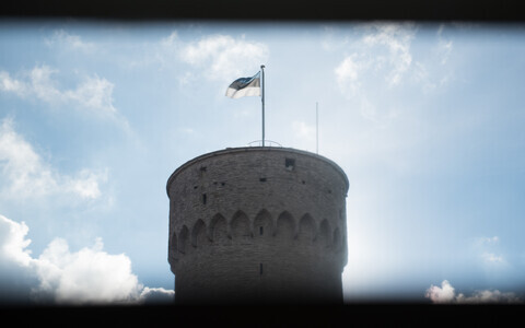 Tall Hermann tower in Tallinn.
