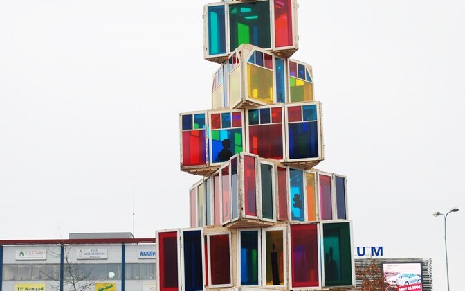 Rakvere jõulupuu 2015. aastal.