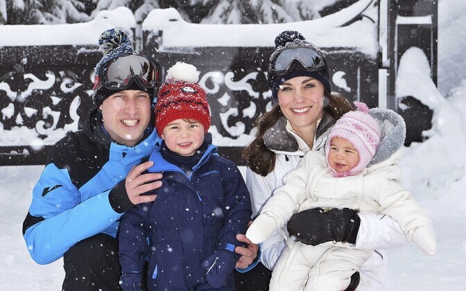 Briti kuninglik perekond Prantsuse Alpides