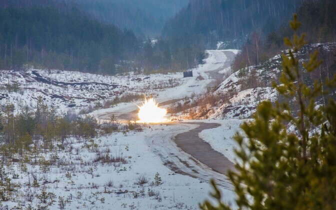 На полигоне Сиргала срочники впервые стреляли из противотанковой системы Javelin.