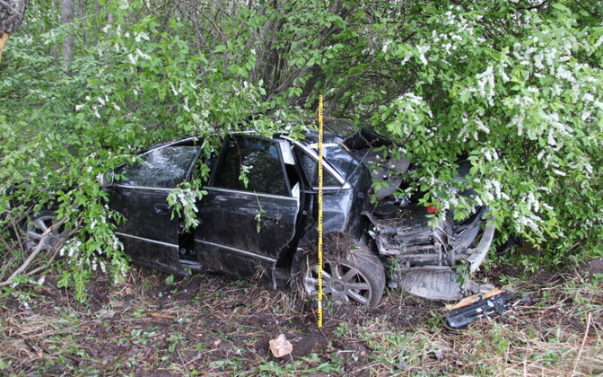 Liiklusõnnetus Kiltsi lennuväljal.