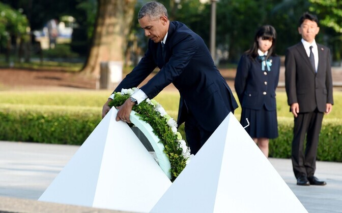 Barack Obama saabus ajaloolisele visiidile Hiroshimasse.