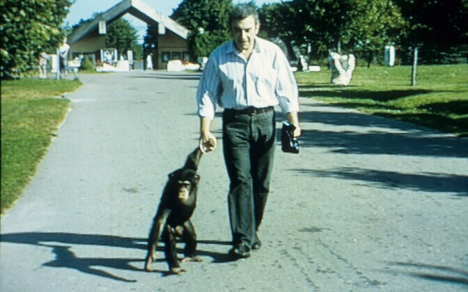 Алексей Туровский у входа в Таллиннский зоопарк.