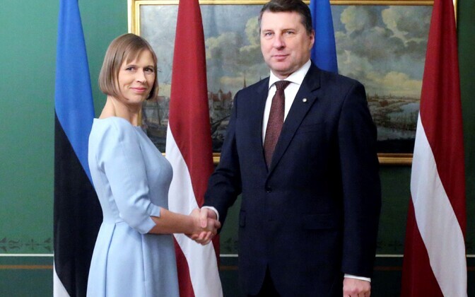 Керсти Кальюлайд и Раймондс Вейонис.