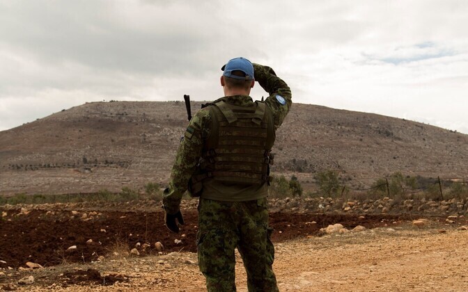 Estonia's ESTPLA-22 has begun patrolling in Southern Lebanon. Dec. 9, 2016.