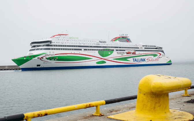 Megastari esimene graafikujärgne väljumine Tallinnast 29. jaanuaril 2018..