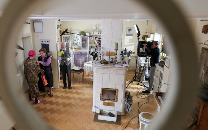 Õnne 13 võtteplatsil