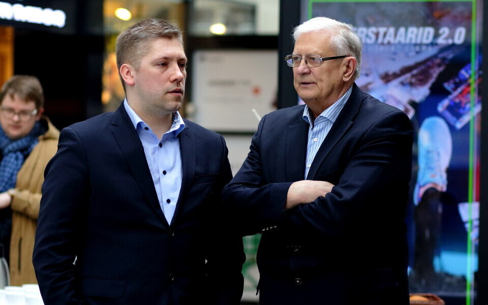 Eesti korvpalli meistriliiga pressikonverents / Keio Kuhi ja Jaak Salumets