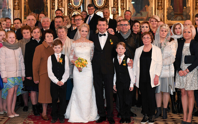 Мартин Репинский и Сирет Котка обвечались в Нарве.