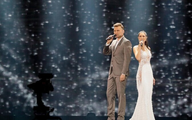 Koit ja Laura esimeses lavaproovis