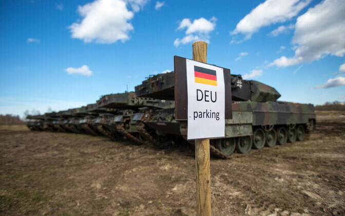 Saksa üksuse saabumine Kevadtormile.