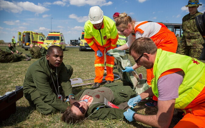 Kevadtormi meditsiiniõppus.