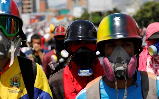 Venezuelas jätkuvad vägivaldsed meeleavaldused.