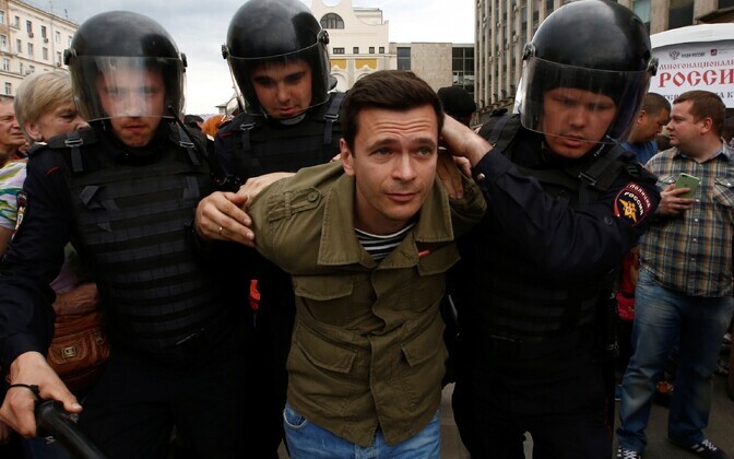 Meeleavaldused Moskvas 12. juunil.