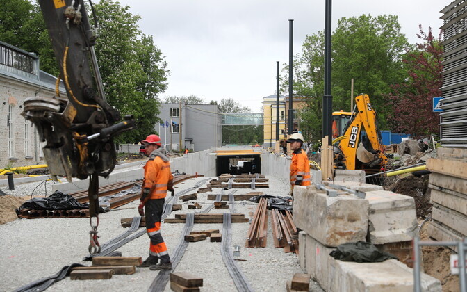Строительство трамвайного туннеля в Юлемисте завершено.