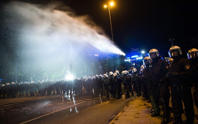 Hamburgis protestiti G20 vastu.