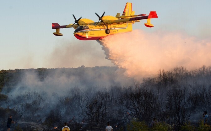 Лесные пожары в Европе