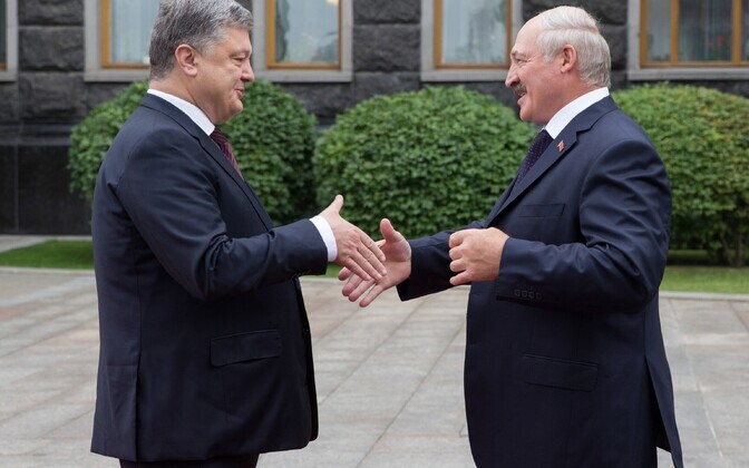 Визит президента Белоруссии Александра Лукашенко в Киев.