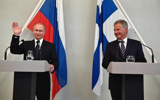 Визит Владимира Путина в Финляндию.