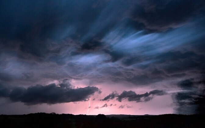 Äikesetorm Lõuna-Eestis
