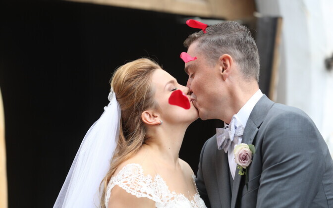 Свадьба Таави Рыйваса и Луизы Вярк.