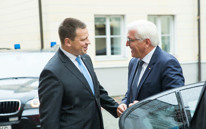 Frank-Walter Steinmeier kohtus Jüri Ratasega