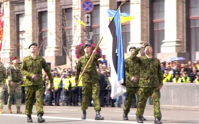 Военный парад в Киеве.