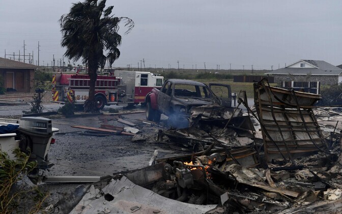 Orkaan Harvey purustused.