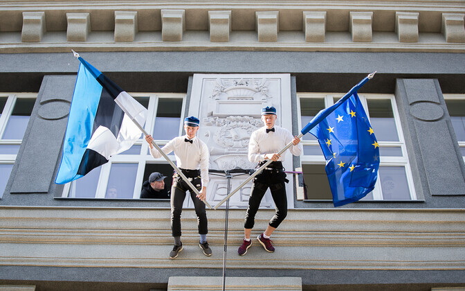 Торжественное открытие нового здания Гимназии Густава Адольфа