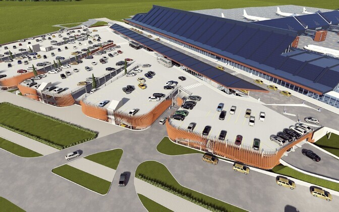 Парковка Таллиннского аэропорта