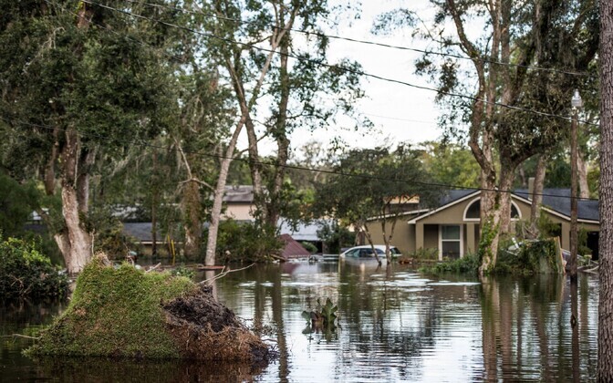 Orkaan Irma tagajärjed Floridas.