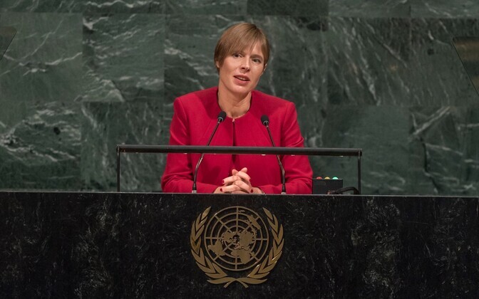 President Kersti Kaljulaid ÜRO peaassambleel