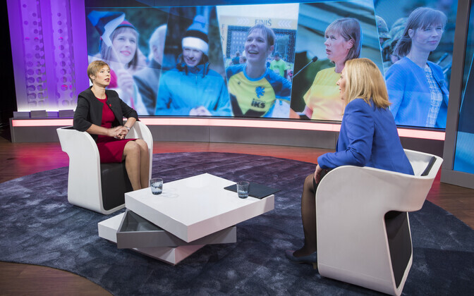 Президент Керсти Кальюлайд в ERR.