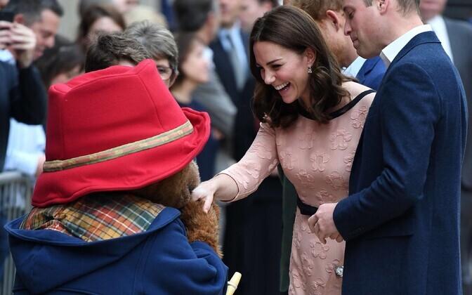 Hertsoginna Catherine ja prints William kohtusid Paddingtoni karuga