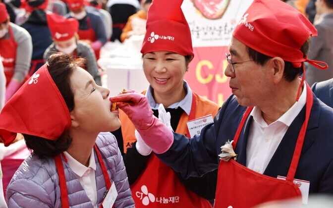 Kimchi valmistamine Soulis