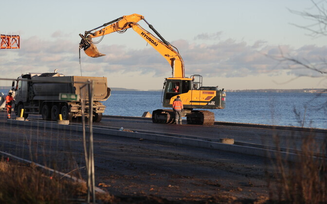 Строительство участка Рейди теэ в Таллиннском порту