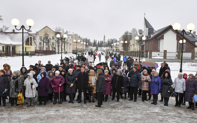 Торжественное открытие бульвара Мере в Силламяэ