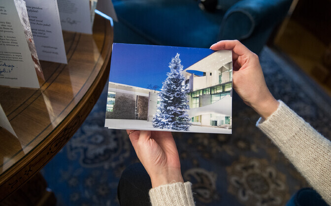 Pühad presidendi kantseleis, Angela Merkeli jõulukaart