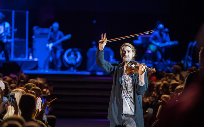 Kontserdifoto 2017. David Garrett. Saku suurhall.
