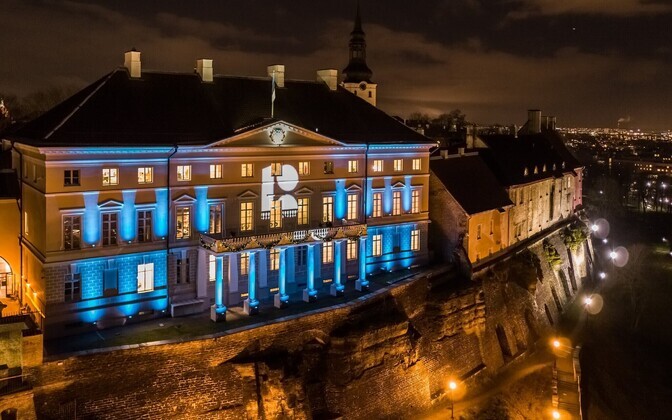 Праздничное освещение Дома Стенбока