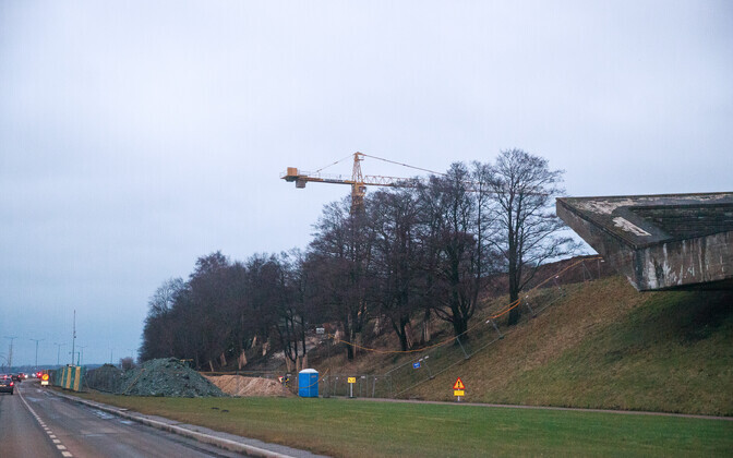 Строительство мемориала жертвам коммунизма.
