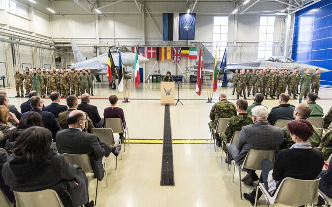 Belgia andis õhuturbemissiooni üle Itaalia õhuväelastele.