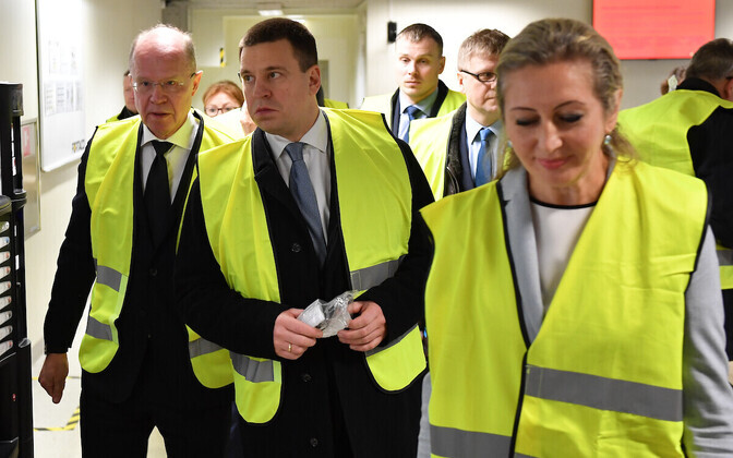 Юри Ратас 12 января посетил Нарву и Нарва-Йыэсуу.