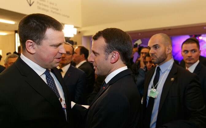 Peaminister Jüri Ratas Davosis.