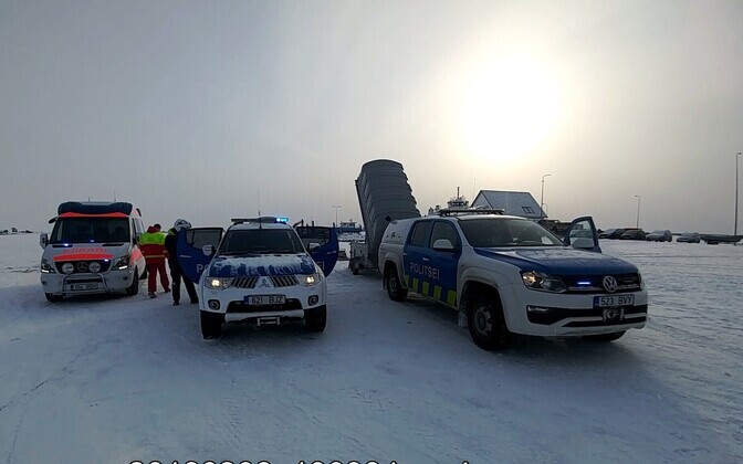 Päästeoperatsioon Munalaiu sadamas