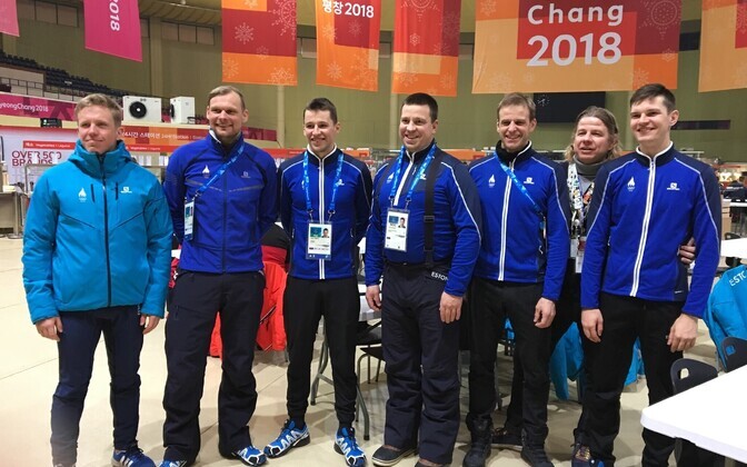 Peaminister Jüri Ratas Lõuna-Koreas olümpiamängudel