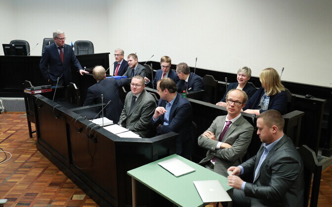 Судебные слушания по делу о коррупции в Таллиннском порту.