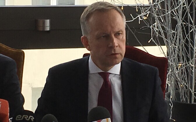 Пресс-конференция президента Банка Латвии Илмара Римшевича.